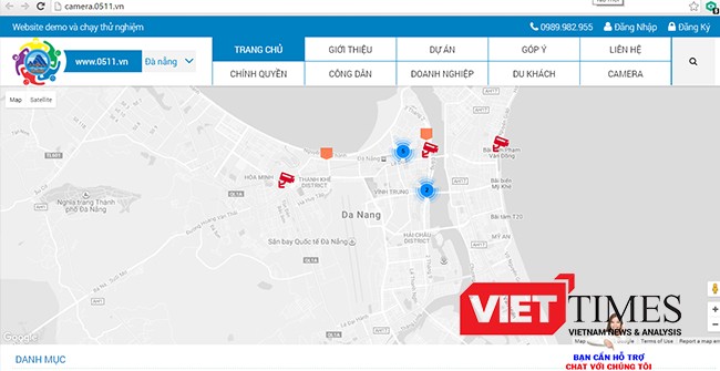 Đà Nẵng, camera, giám sát, trực tuyến, an ninh, giao thông, VietTimes