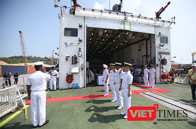 cảnh sát biển, tuần tra bờ biển, Ấn Độ, đến Đà Nẵng, máy bay, chiến hạm, khu trục, VietTimes