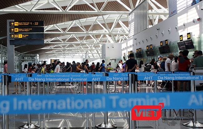 VietTimes, Nhà ga quốc tế T2, Sân bay Đà Nẵng, khánh thành, đưa vào khai thác, hàng không