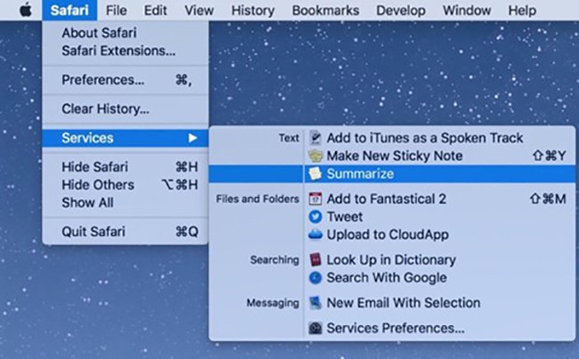 MacOS: Tóm lược nội dung văn bản với Summarize ảnh 3
