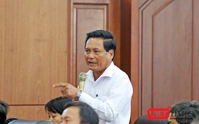 Ông Dương Thành Thị, Chủ tịch HĐND quận Liên Chiểu bức xúc khi vấn đề bãi rác Khánh Sơn không được giải quyết như đã hứa với cử tri