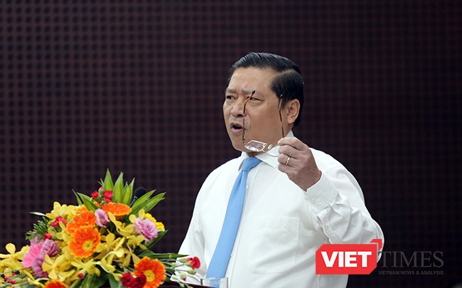 Ông Lại Xuân Môn-Ủy viên Trung ương Đảng, Chủ tịch BCH T.Ư Hội Nông dân Việt Nam phát biểu tại Hội thảo