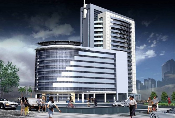 Tòa nhà được xây dựng trên diện tích 5000m2, có chiều cao 15 tầng, nằm trên đường Minh Khai, quận Hai Bà Trưng, Hà Nội. 