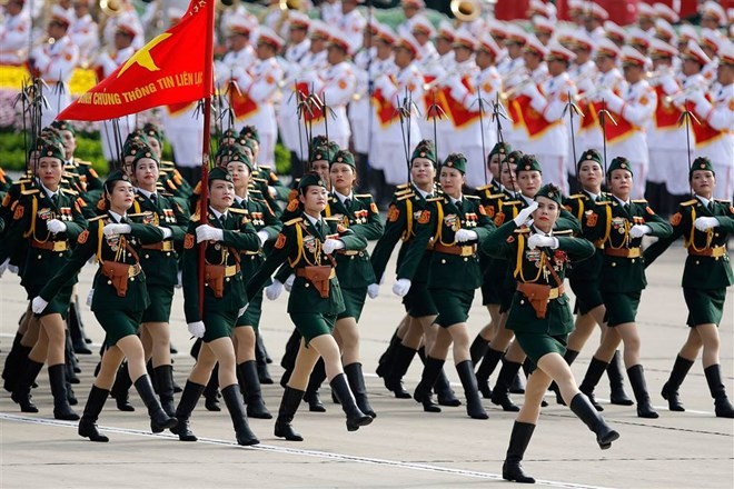 Lễ diễu binh hoành tráng mừng Quốc khánh Việt Nam trên báo chí quốc tế ảnh 6