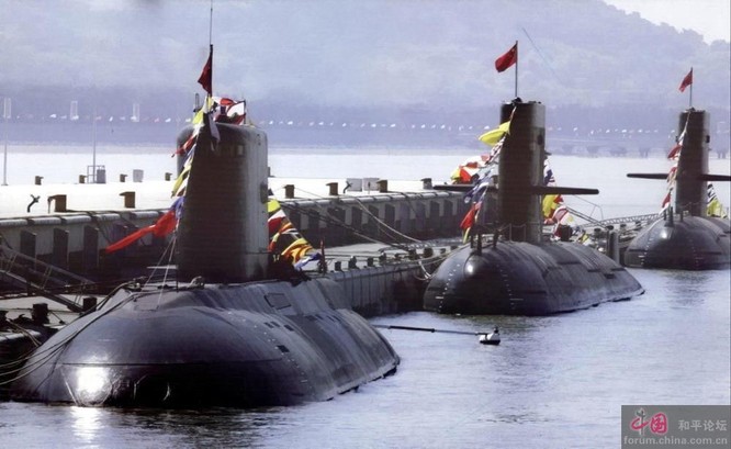 Tàu ngầm thông thường lớp Nguyên của Trung Quốc cũng được triển khai hoạt động tại Biển Đông