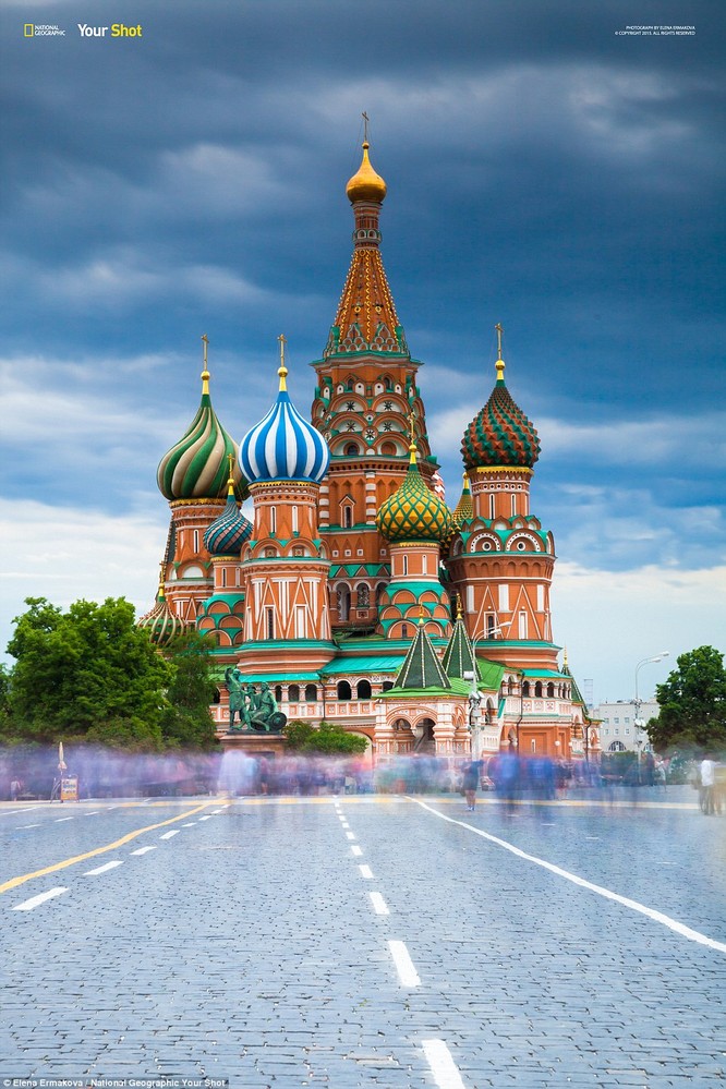 Đại giáo đường Saint Basil trên Quảng trưởng Đỏ ở Moscow, Nga