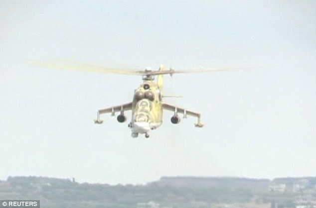 trực thăng tấn công của Nga tham chiến tại Syria