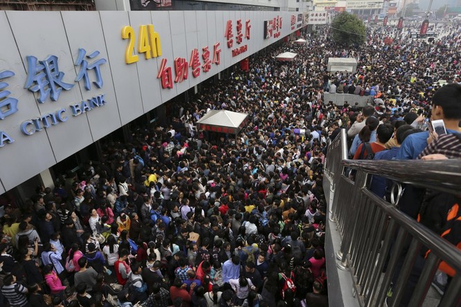 480 triệu người Trung Quốc đi tàu trong Tuần lễ vàng du lịch hàng năm