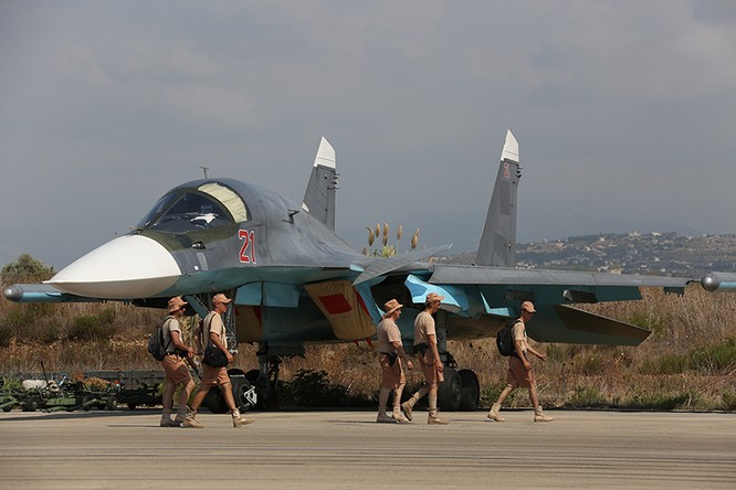 Máy bay Su-34 của Nga lần đầu xung trận thử lửa trong chiến trường thực tế ở Syria