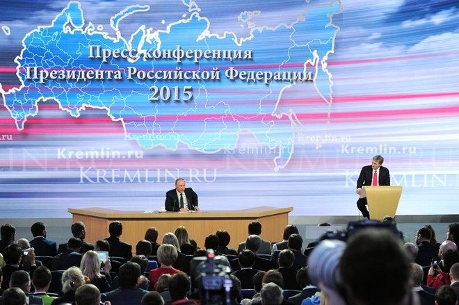 Putin và những câu trả lời “đỉnh” trong cuộc họp báo tất niên ảnh 2
