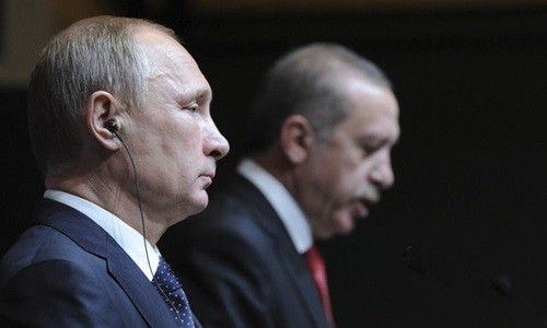 Ông Putin và Erdogan đang trong một cuộc chiến tranh lạnh