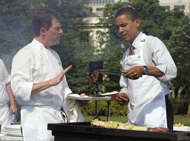 Những khoảnh khắc ăn uống dân dã của Obama ảnh 8