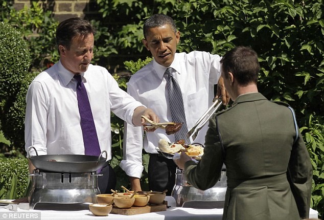 Những khoảnh khắc ăn uống dân dã của Obama ảnh 2