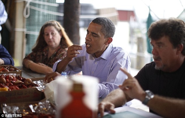 Những khoảnh khắc ăn uống dân dã của Obama ảnh 5