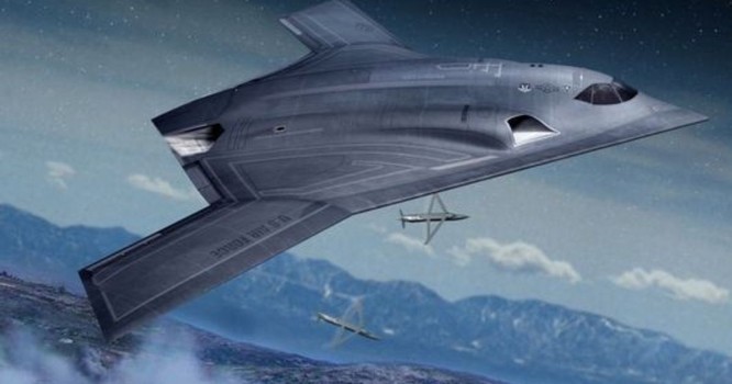Mô hình máy bay ném bom chiến lược mới B-21 của Mỹ