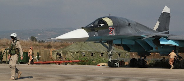 Chiến đấu cơ Su-34 của Nga tham chiến tại Syria ảnh: RT