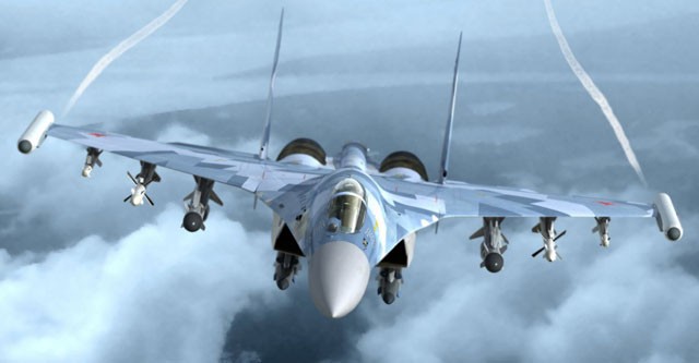F-22 Mỹ “đè chết” tiêm kích Su-35 Nga ảnh 5