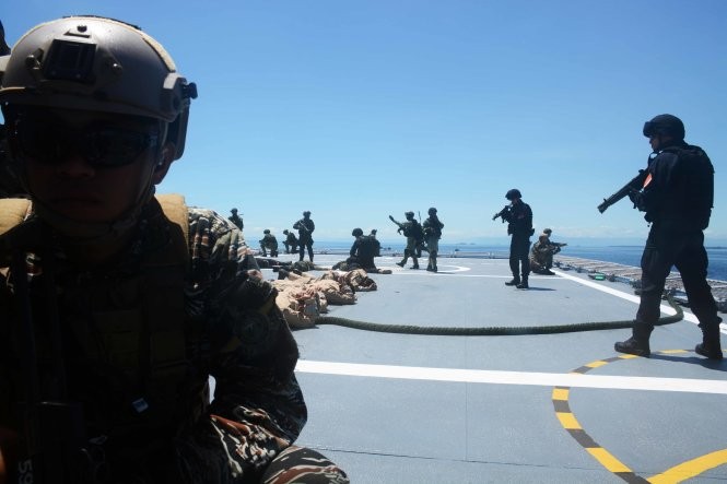  Hải quân, đặc công Việt Nam hoàn thành xuất sắc diễn tập chống khủng bố ảnh 9