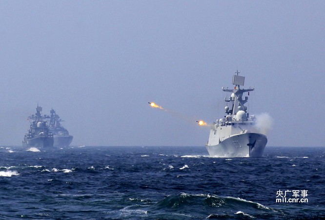 Hải quân Trung Quốc gần đây liên tục tập trận bắn đạn thật, gửi thông điệp răn đe tới các đối thủ
