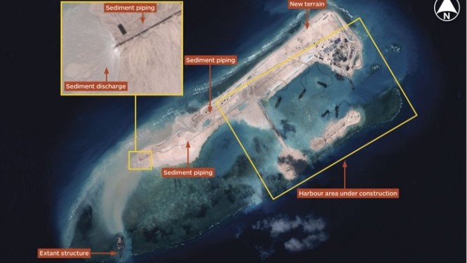 Những bức ảnh vệ tinh tố cáo âm mưu sử dụng “đảo nhân tạo” của Trung Quốc ảnh 2