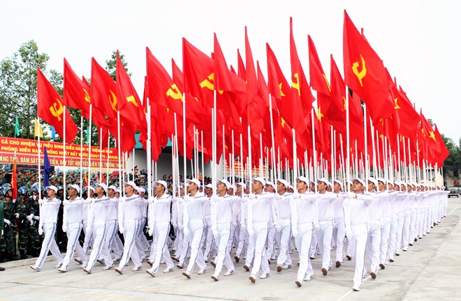 Hàng nghìn chiến sĩ hợp diễu binh dưới nắng gắt Sài Gòn ảnh 2
