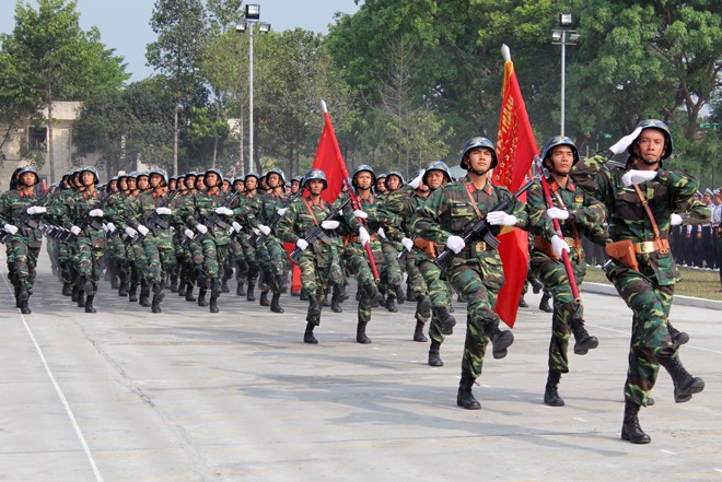 Hàng nghìn chiến sĩ hợp diễu binh dưới nắng gắt Sài Gòn ảnh 3