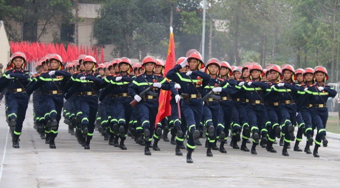 Hàng nghìn chiến sĩ hợp diễu binh dưới nắng gắt Sài Gòn ảnh 13