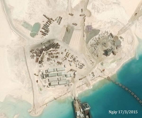 Thực trạng 7 bãi đá Trung Quốc cải tạo ở Trường Sa qua ảnh vệ tinh ảnh 13