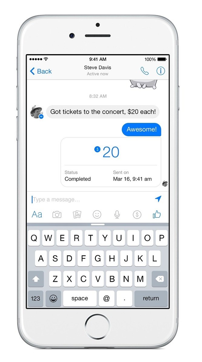 Facebook Messenger bắt đầu cho phép người dùng chuyển tiền cho bạn bè ảnh 3