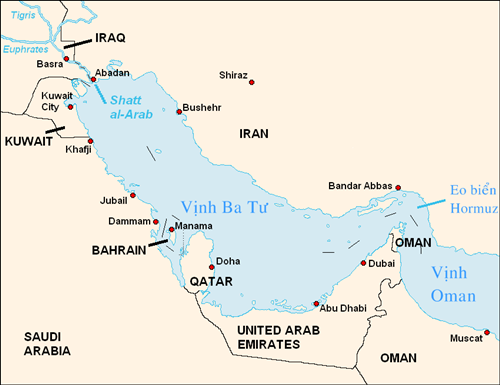 Tàu chiến Mỹ - Iran vờn nhau trên vịnh Ba Tư ảnh 1