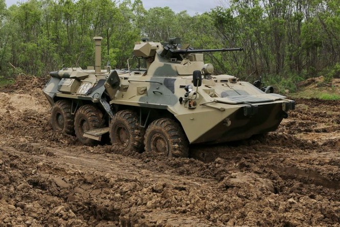 Khám phá xe thiết giáp hiện đại BTR - 82A Nga ảnh 4