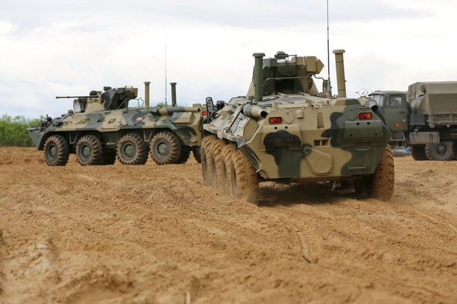 Khám phá xe thiết giáp hiện đại BTR - 82A Nga ảnh 5
