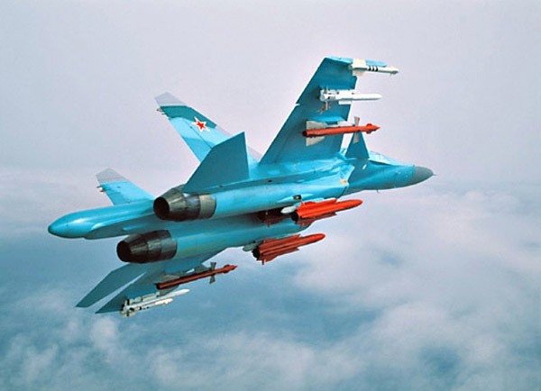 Sức mạnh đáng sợ của tiêm kích “Thú mỏ vịt” Su-34 Nga ảnh 4