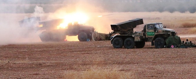 Quân đội Syria pháo kích dữ dội, chuẩn bị tấn công lớn ảnh 1