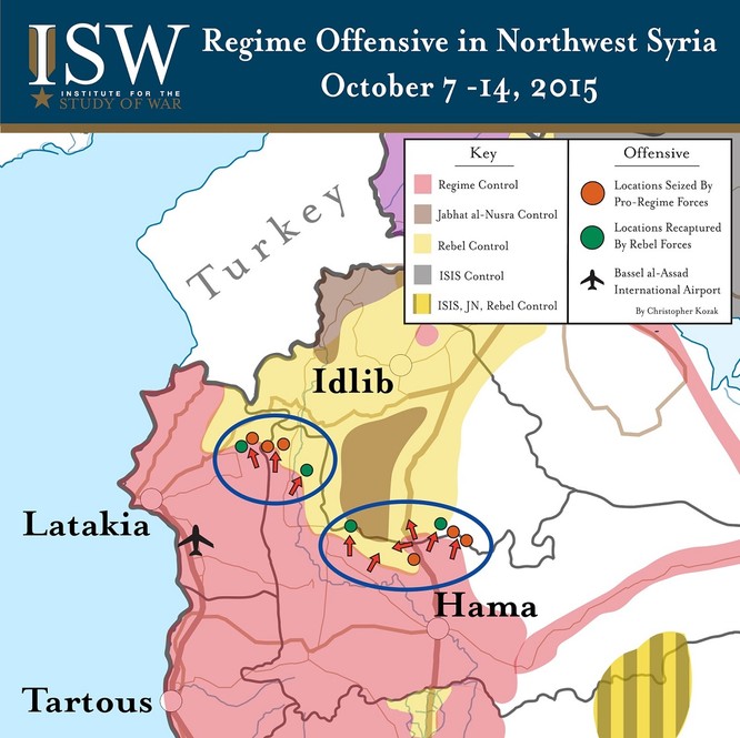 Nga công bố bản đồ tác chiến đánh khủng bố Syria ảnh 8