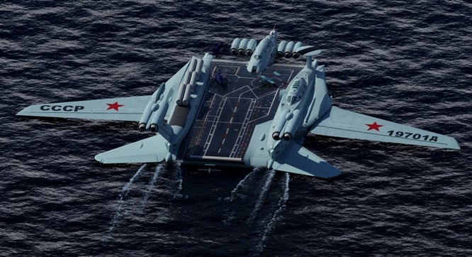Tàu sân bay tấn công Ekranoplan, siêu phẩm công nghệ quân sự Liên Xô ảnh 3