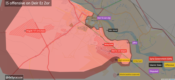 Thảm bại ở sân bay Deir Ezzor, 50 chiến binh IS mất mạng trong 48 giờ ảnh 1