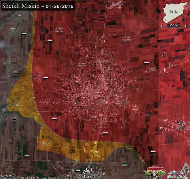 Hậu trận Sheikh - Miskeen: Quân Chính phủ Syria thọc ngang “yết hầu” Darayya-Muademiya ảnh 14