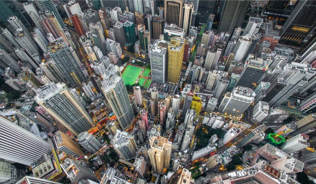 Hong Kong chật kít nhà cao tầng qua góc nhìn Flycam ảnh 4