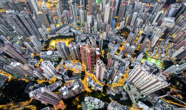 Hong Kong chật kít nhà cao tầng qua góc nhìn Flycam ảnh 6