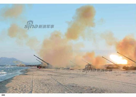 Cận cảnh uy lực pháo binh của Quân đội Nhân dân Triều Tiên trong diễn tập ảnh 27