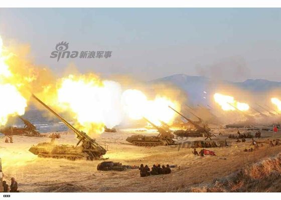 Cận cảnh uy lực pháo binh của Quân đội Nhân dân Triều Tiên trong diễn tập ảnh 30