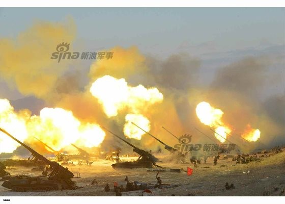 Cận cảnh uy lực pháo binh của Quân đội Nhân dân Triều Tiên trong diễn tập ảnh 39