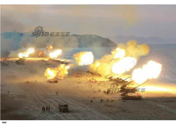 Cận cảnh uy lực pháo binh của Quân đội Nhân dân Triều Tiên trong diễn tập ảnh 43