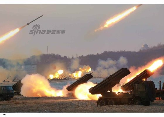 Cận cảnh uy lực pháo binh của Quân đội Nhân dân Triều Tiên trong diễn tập ảnh 48