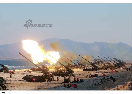 Cận cảnh uy lực pháo binh của Quân đội Nhân dân Triều Tiên trong diễn tập ảnh 49