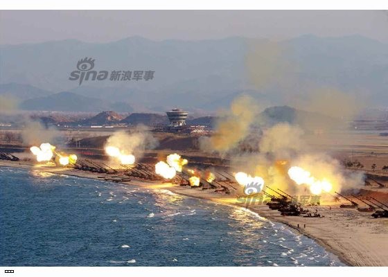 Cận cảnh uy lực pháo binh của Quân đội Nhân dân Triều Tiên trong diễn tập ảnh 50