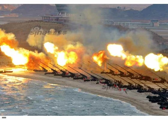Cận cảnh uy lực pháo binh của Quân đội Nhân dân Triều Tiên trong diễn tập ảnh 55