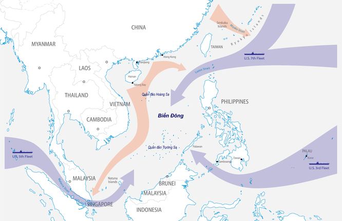 Ba kịch bản bùng phát chiến tranh Mỹ-Trung trên biển Đông ảnh 1