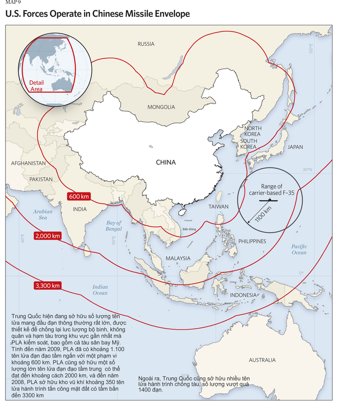 Mỹ “phá trận” đảo nhân tạo Biển Đông và chiến lược A2/AD Trung Quốc thế nào ảnh 1